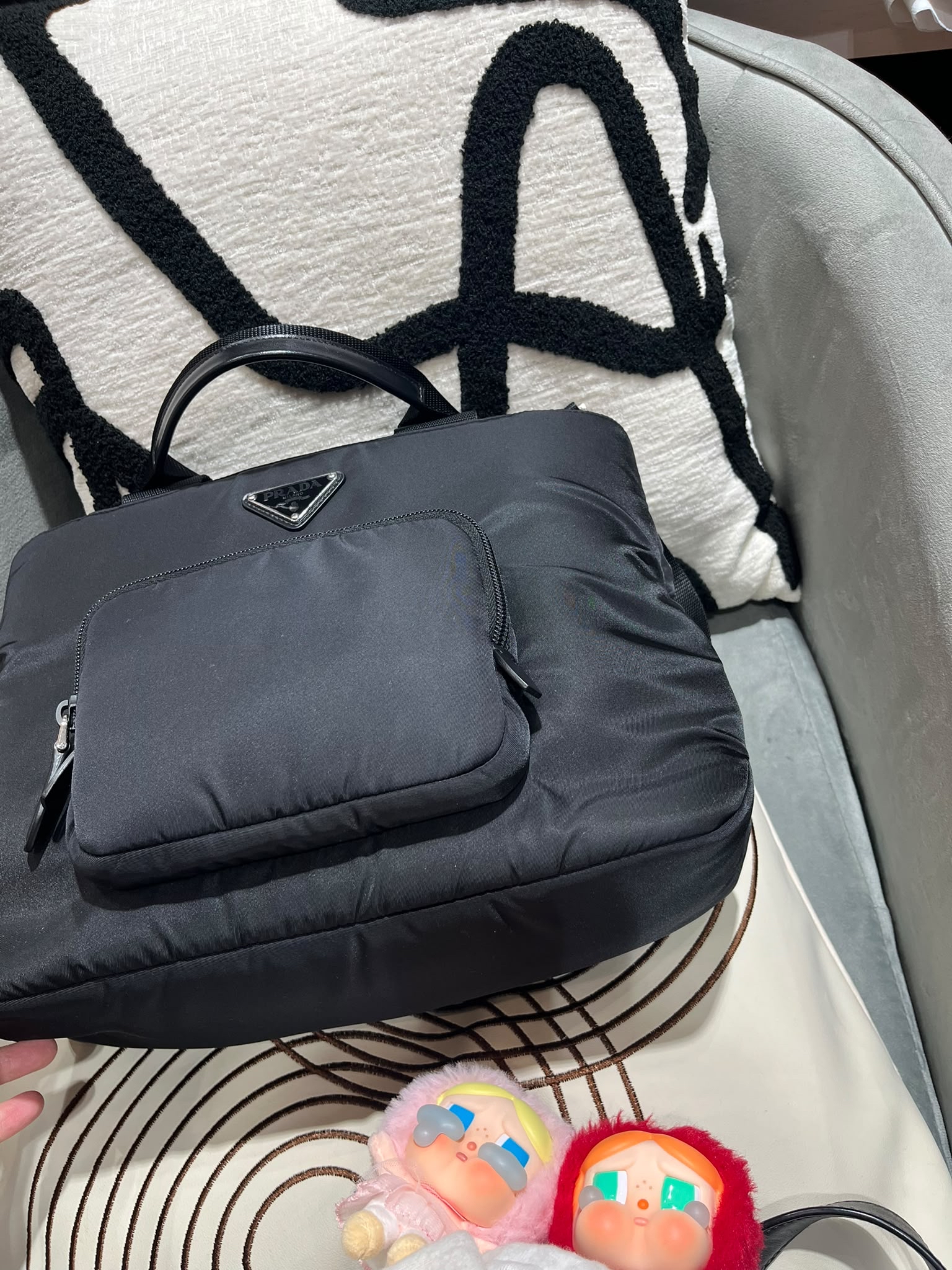 Prada nylon 2way re-nylon Bag100%Authentic, 98%new✅dust bag