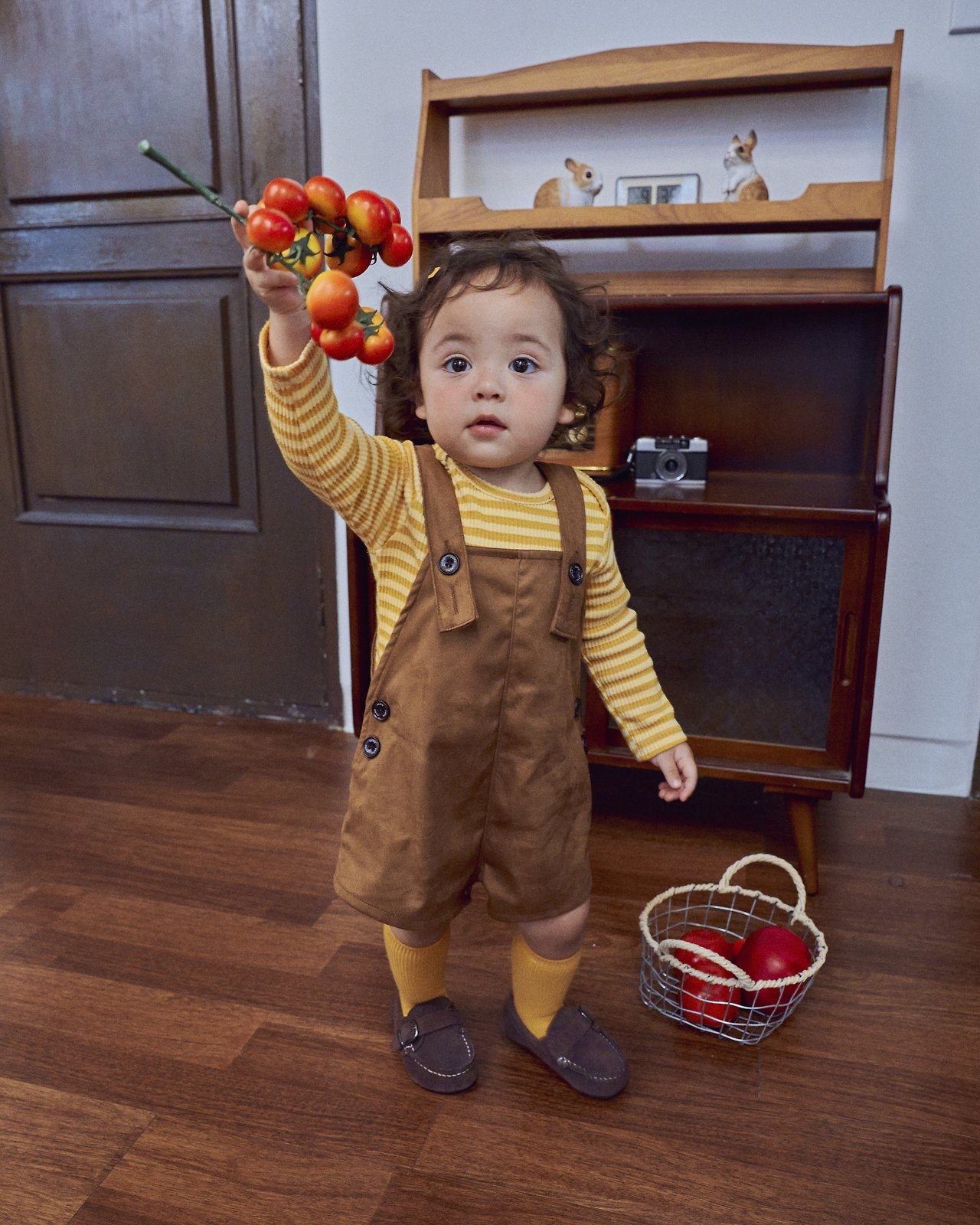 OOTT | Brownie short overalls