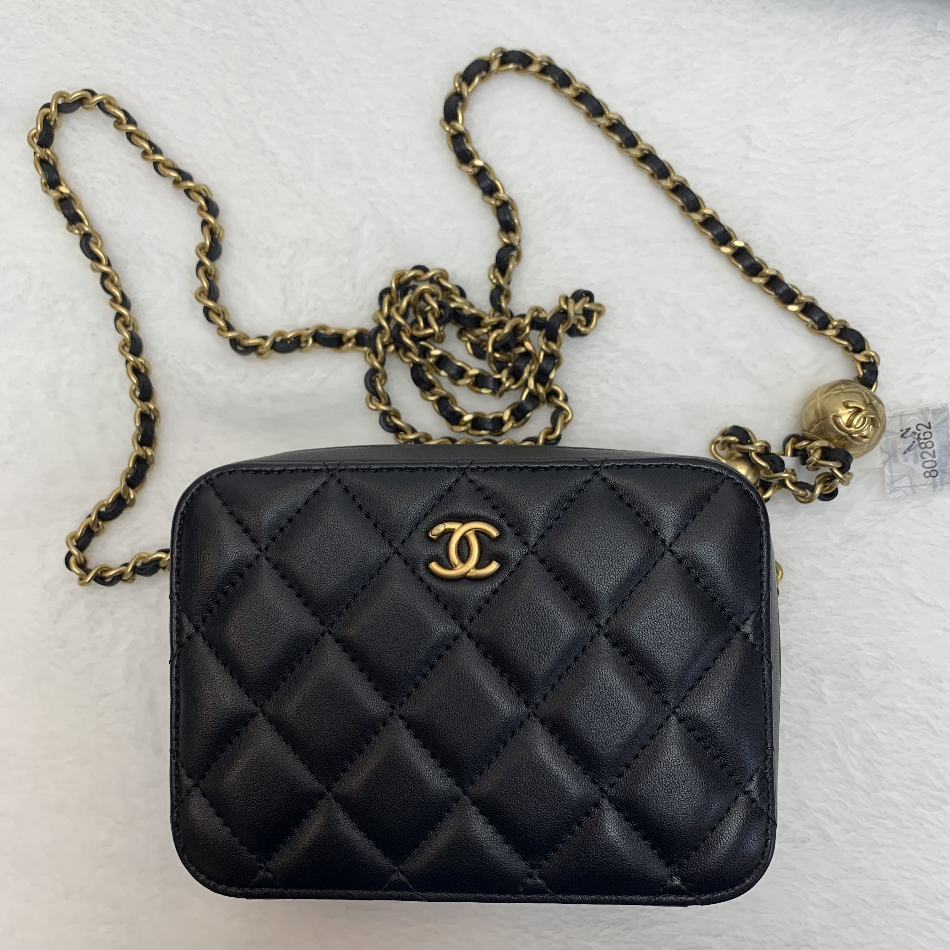 罕見六折❣️Chanel金球黑色相機包