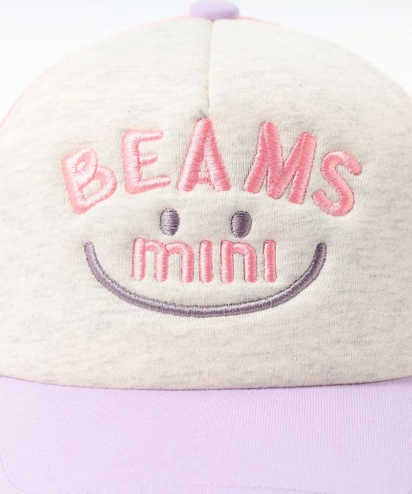 🇯🇵預訂 日本直送🇯🇵Beams Mini四色標誌刺繡微笑拼色網眼帽