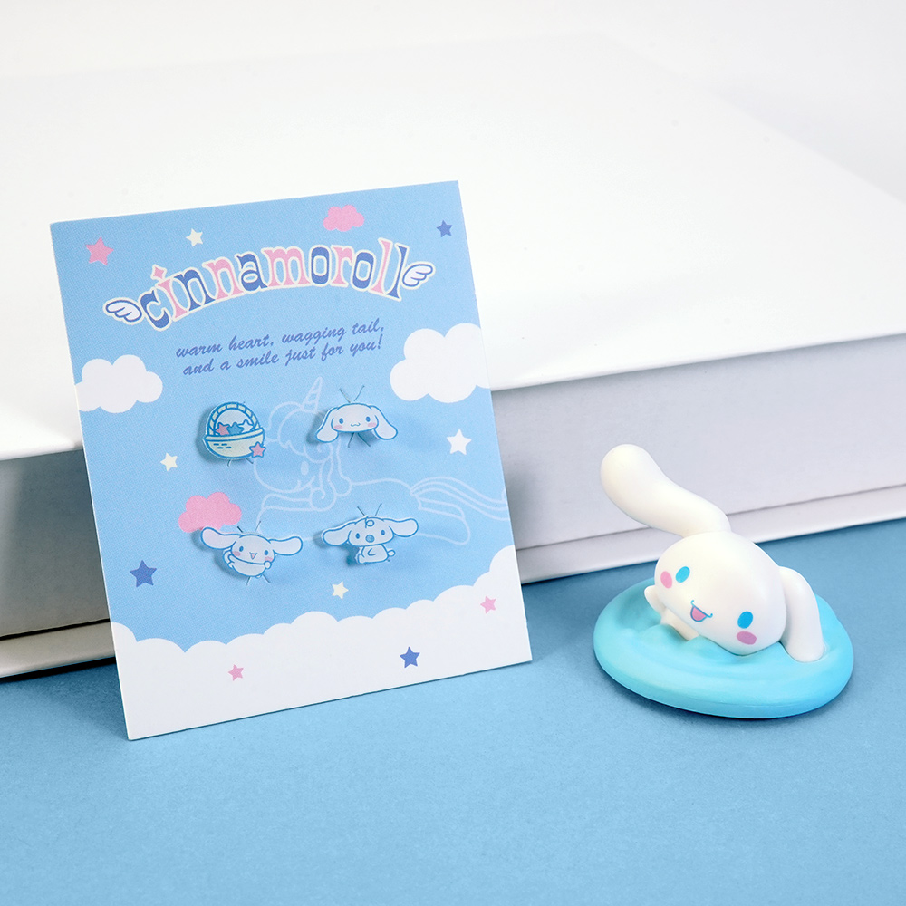 📦訂購 台灣限定 三麗鷗SanrioＸSTORY 故事銀飾 Cinnamoroll 系列 玉桂狗造型耳環