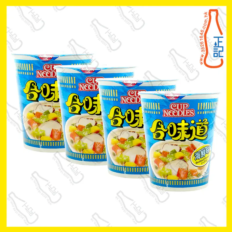 ==日清合味道(海鮮味)杯麵 72g x 4杯 /份