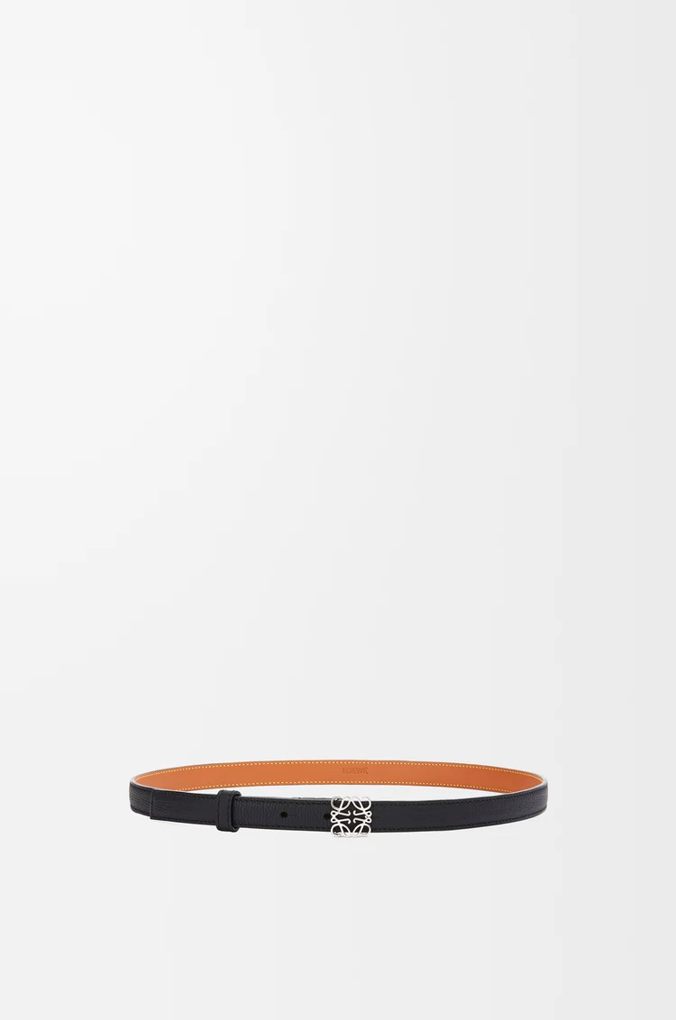 折扣✨訂貨📮Loewe經典款Anagram 2cm belt 黑銀 size 70/75/80/85/90