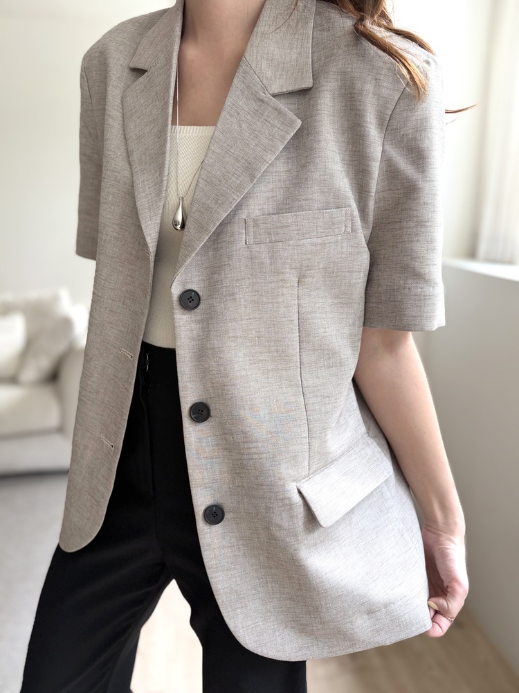 The Oversized Oatmeal Blazer