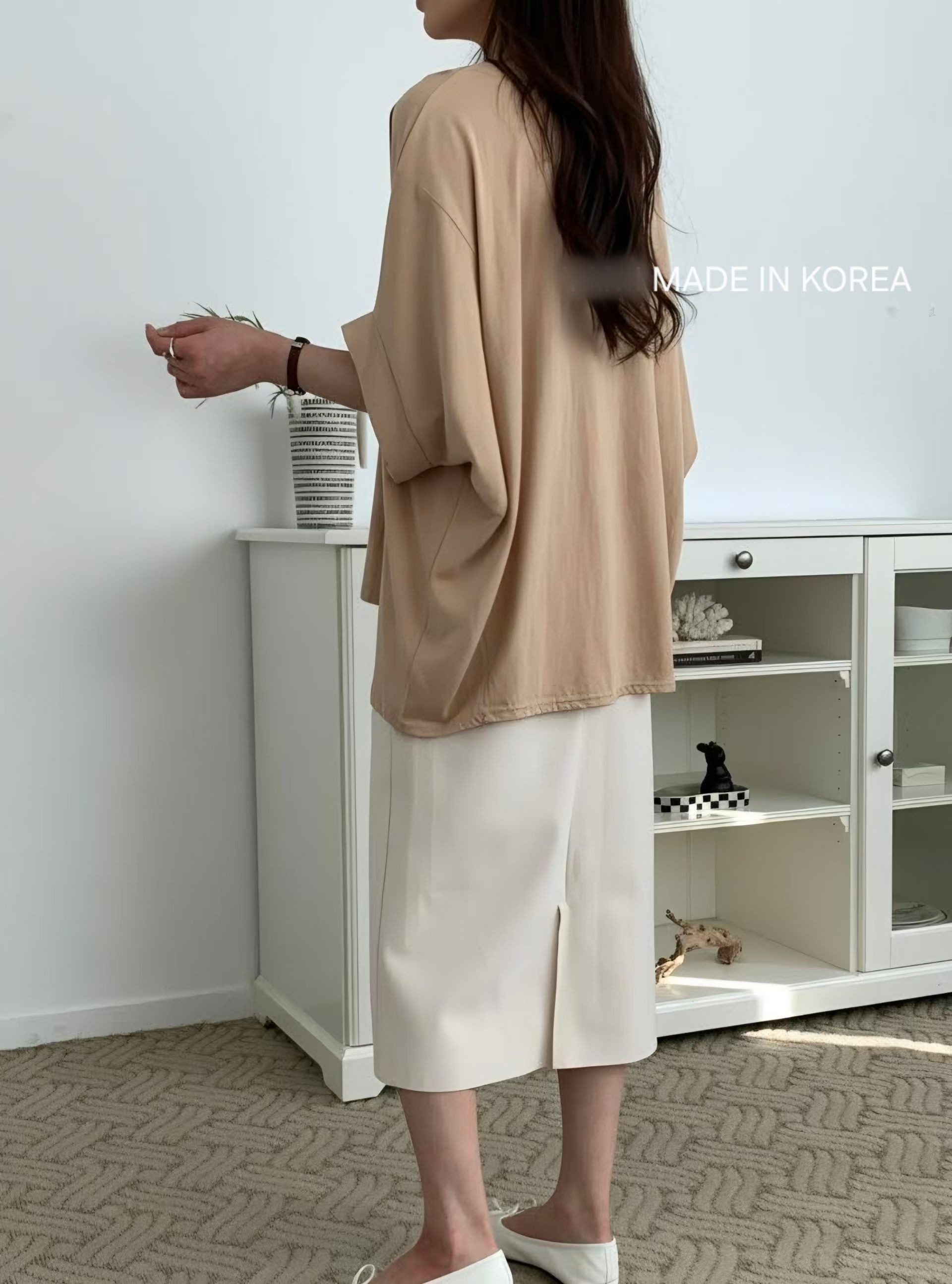 G6257 韓國🇰🇷鬆身淨色top