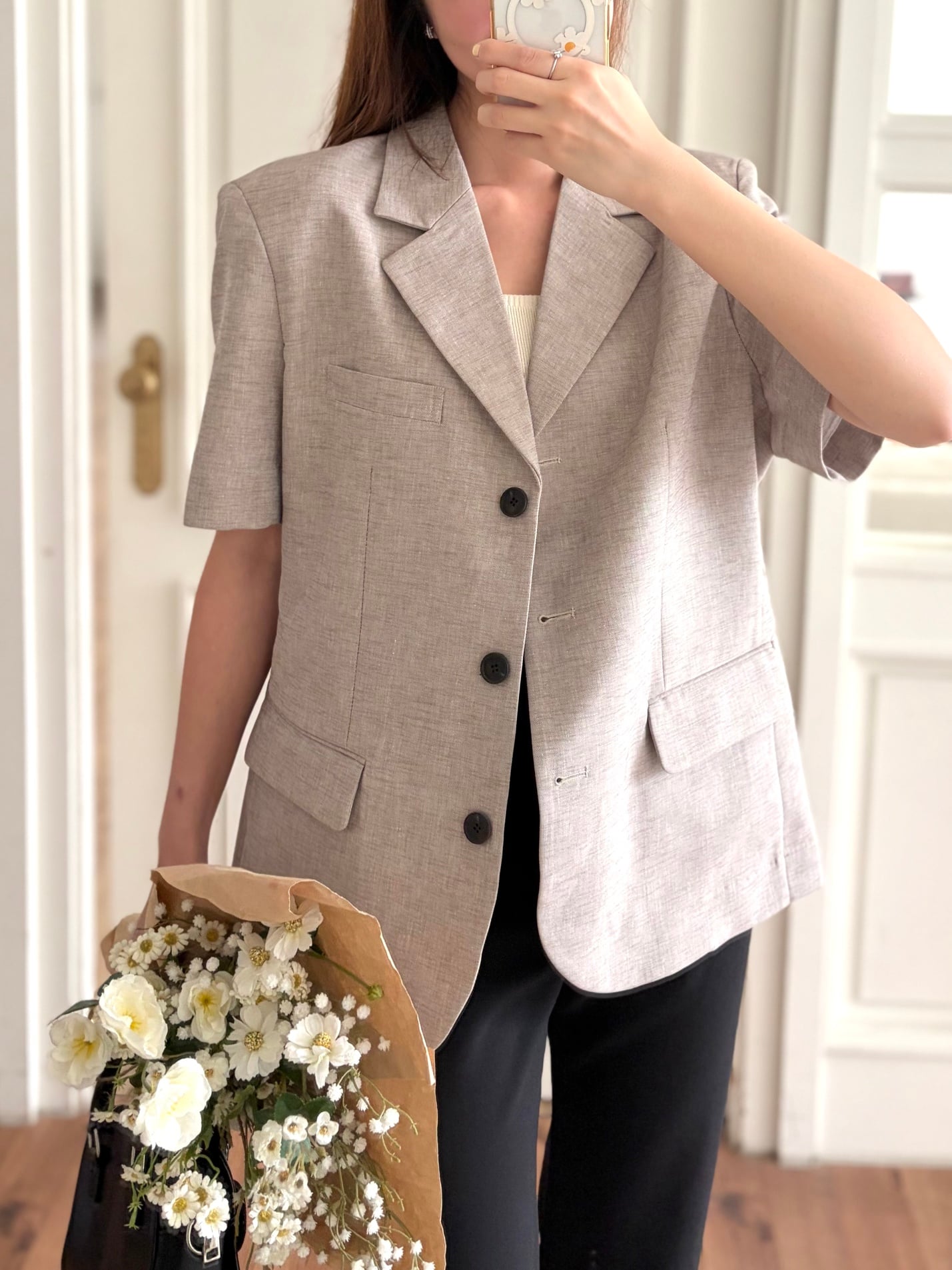 The Oversized Oatmeal Blazer