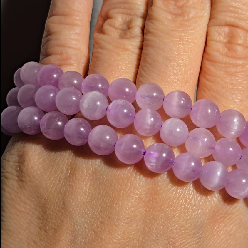 High-grade cat's eye kunzite bracelet - JW63