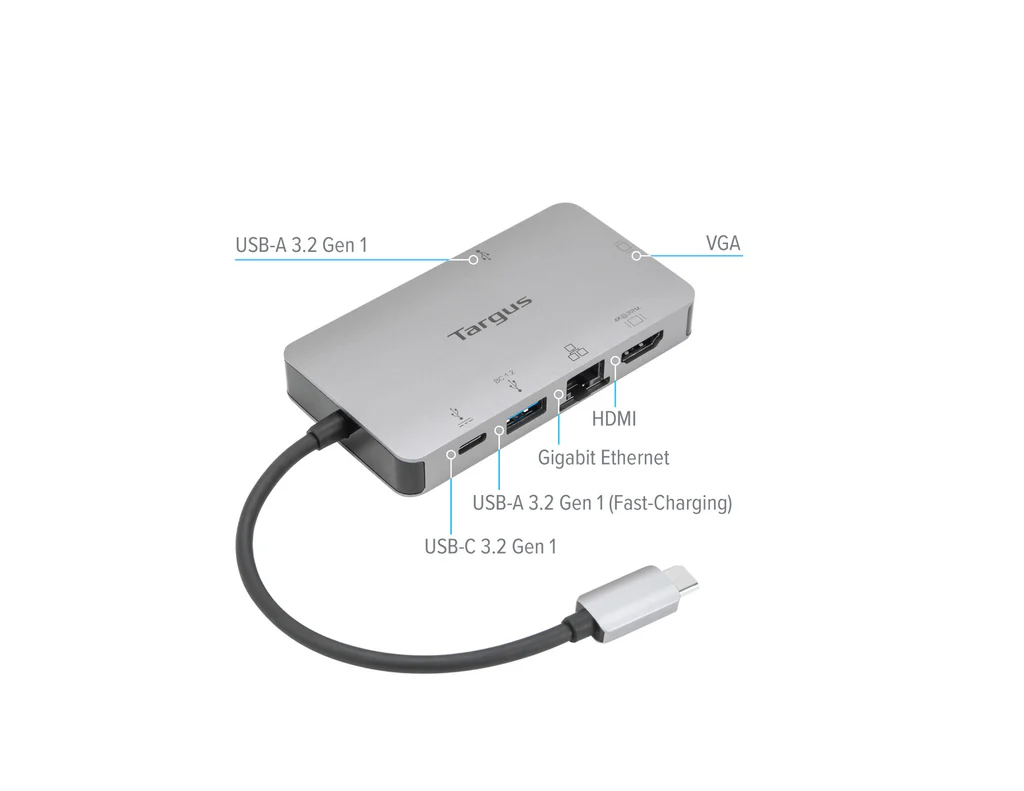 Targus USB-C 4K HDMI/VGA 100W DOCK 多功能擴充埠｜DOCK419