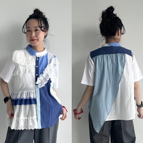 (日本製）TORI-TO x BEAMS JAPAN 拼款背心