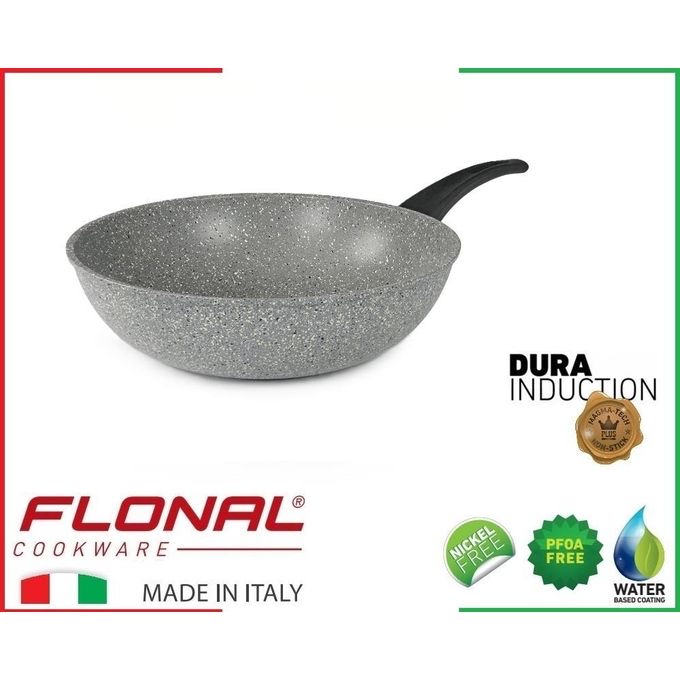 Flonal Dura Induction 平底炒鑊 32cm（送玻璃蓋）