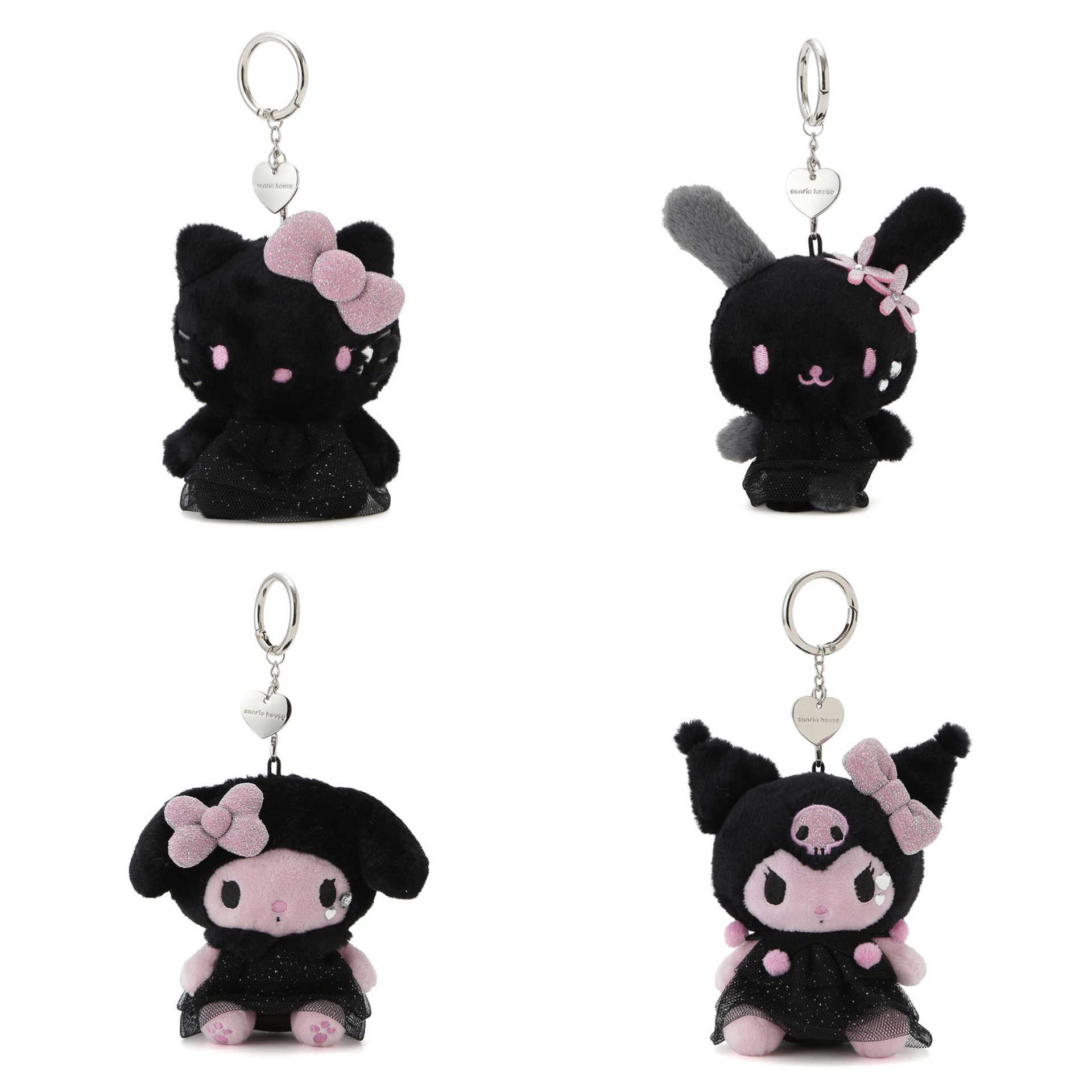 日本預訂📍日本Sanrio House Pink x Black系列 - 公仔吊飾