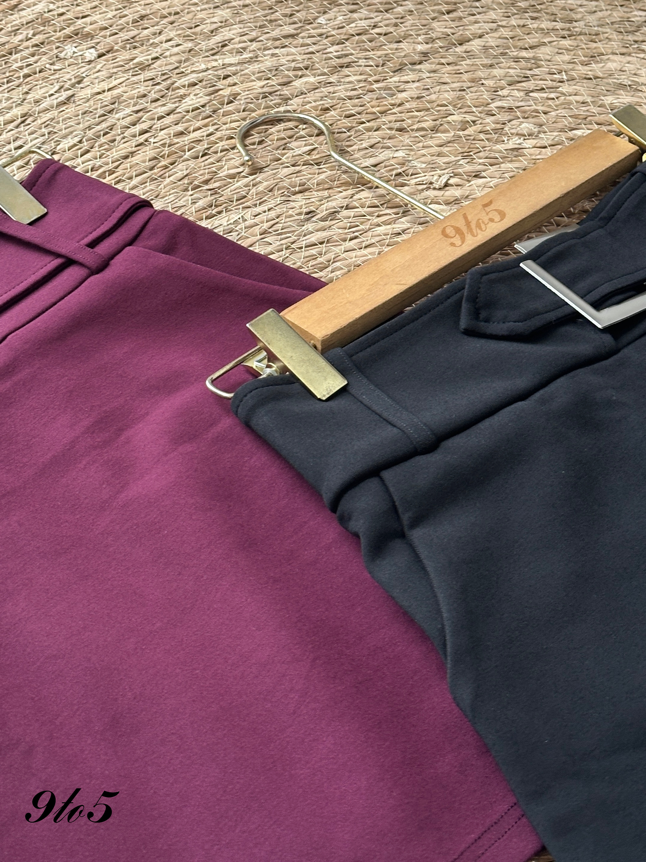 S1854 A Line Short Skirt - 3 Colors 