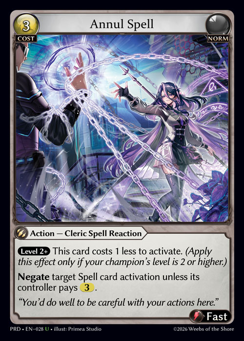 Annul Spell / PRD-028 (U)