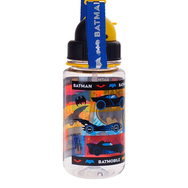 Batman 350ml BPA Free 膠水樽連飲管及頸繩( B1-4980-6）