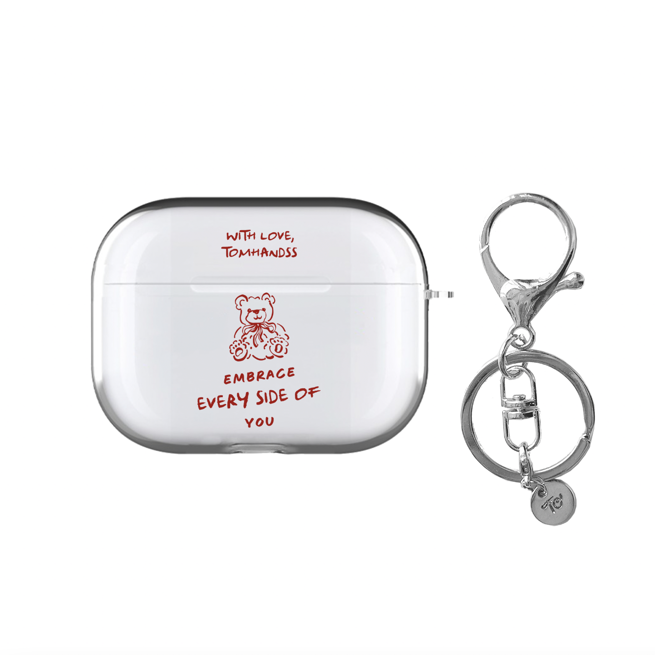 【Huggy Little Teddy】透明AirPods Case