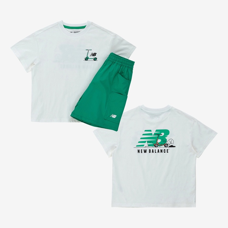 New Balance Kids｜EXCLUSIVE Riding Illustration 短袖套裝 🏁