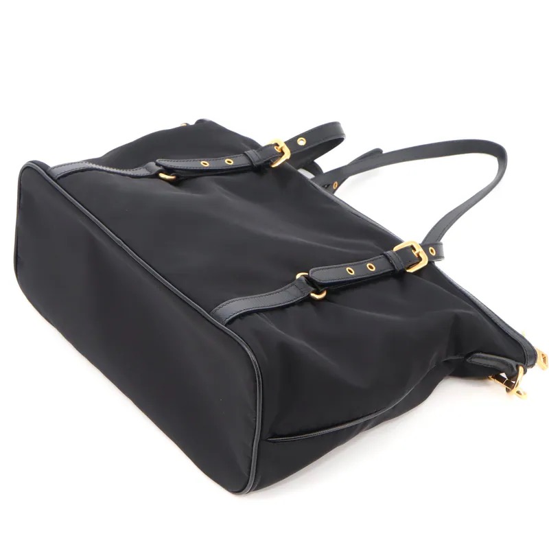 Prada Tessuto Nylon Saffiano 2-way Tote Bag