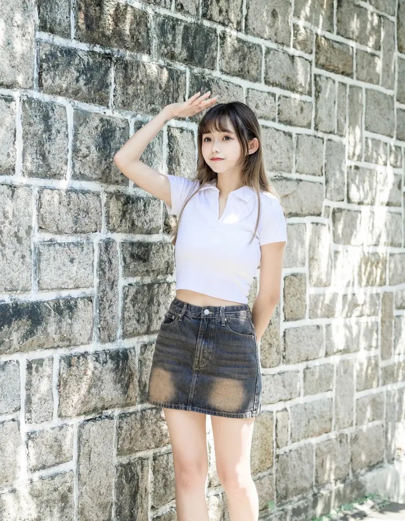 韓國POLO CROP TOP KR1111