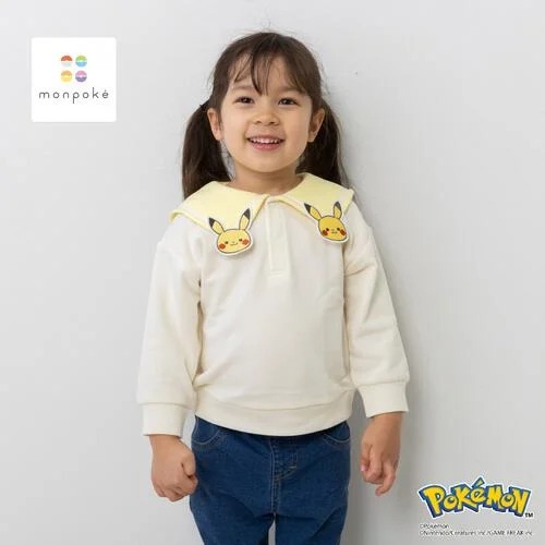 Monpoke比卡超領款長袖衣 80-110cm 2色可選