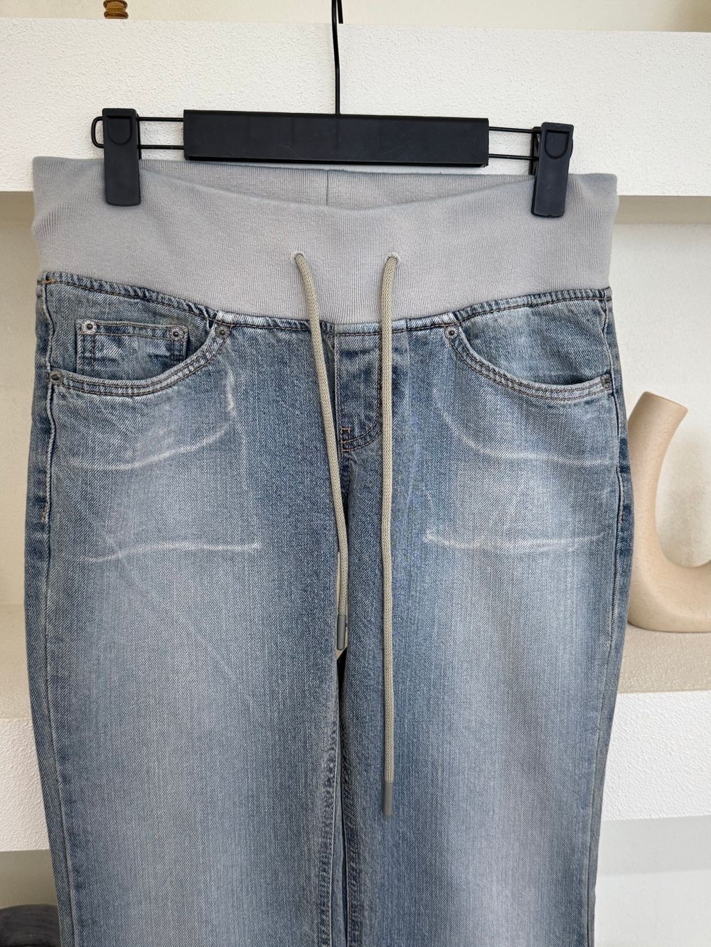 Banding Drawstring Bootcut Jeans