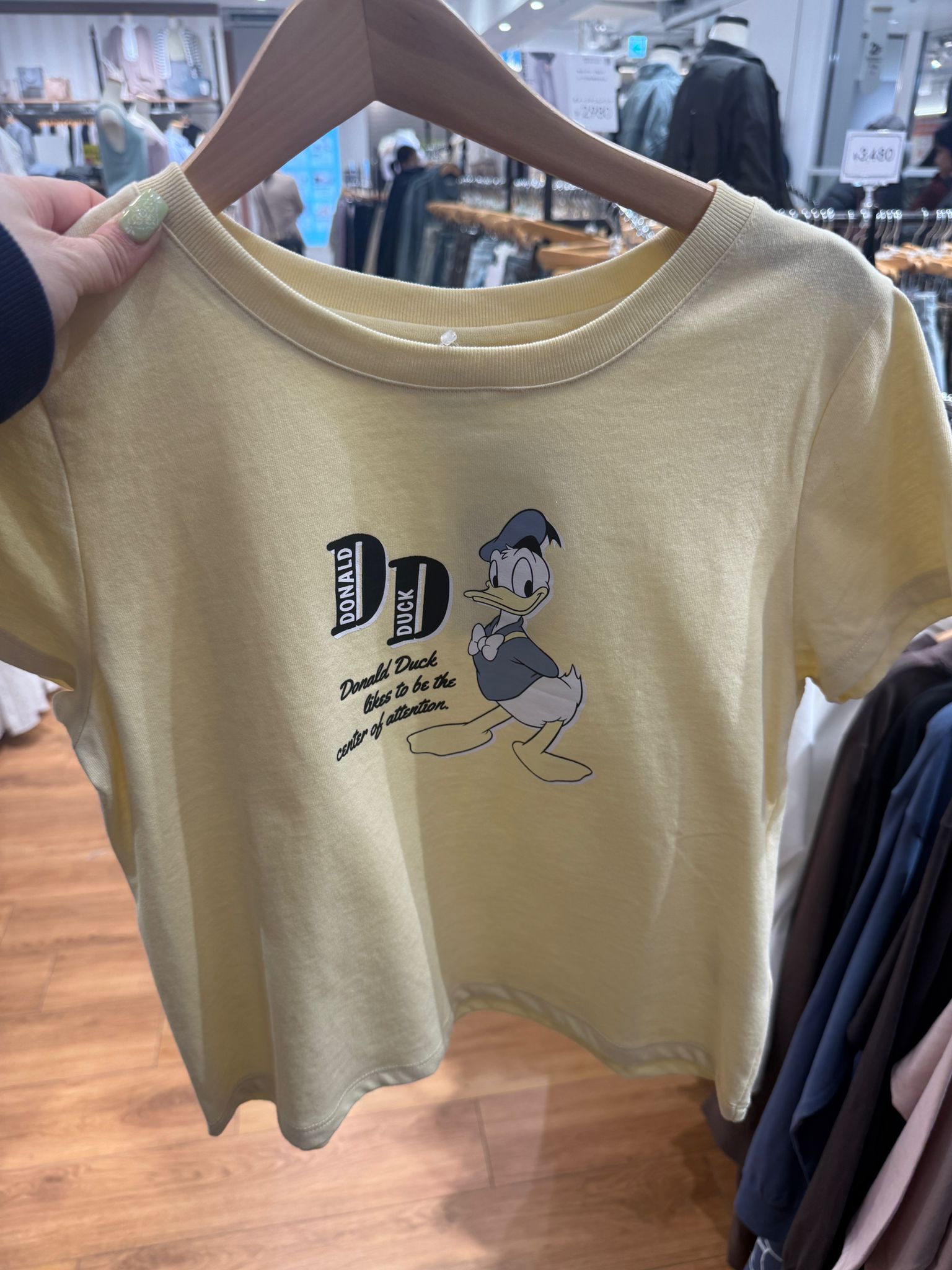 Honeys x Donald ducks tee Size/S /m /L Yellow