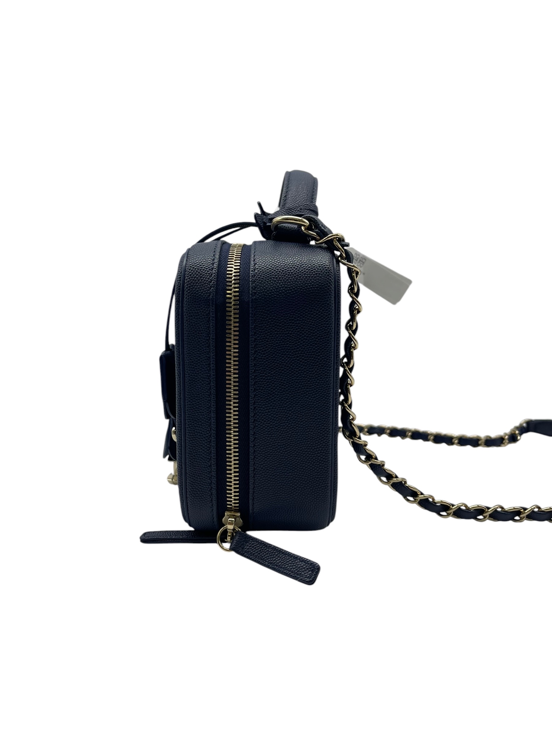 Pre-owned Chanel CC Filigree Vanity Case / Product Code: 072909