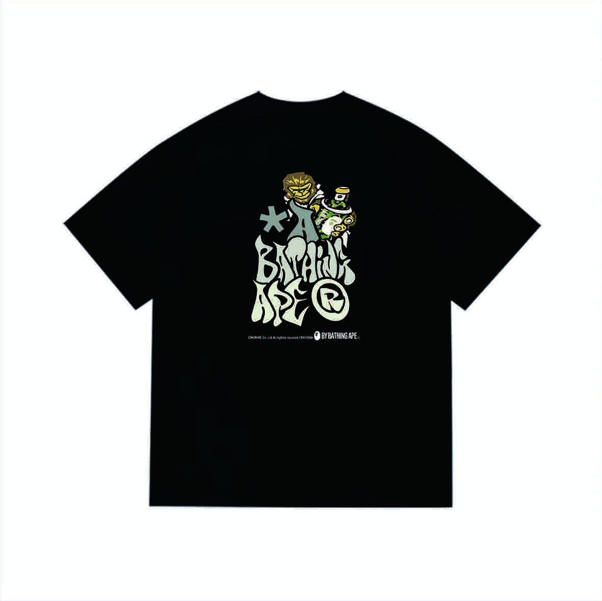 Bape Graffiti Bape Relaxed Fit Tee