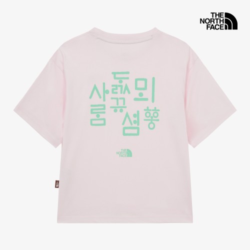 [The North Face] W'S HANGEUL S/S R/TEE (5種)