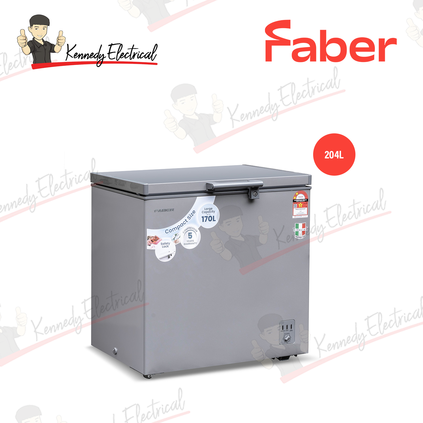 Faber 157L Chest Freezer FROSTAC 199GR