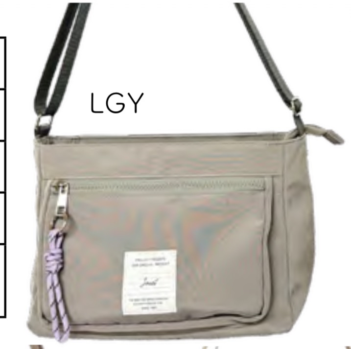 JOUET 灰色雙層拉鍊袋 J7741LGY