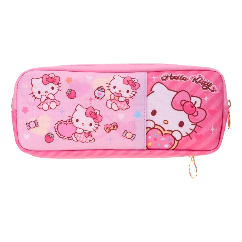 Hello Kitty Double Zipper Pencil Pouch 雙拉鏈筆袋