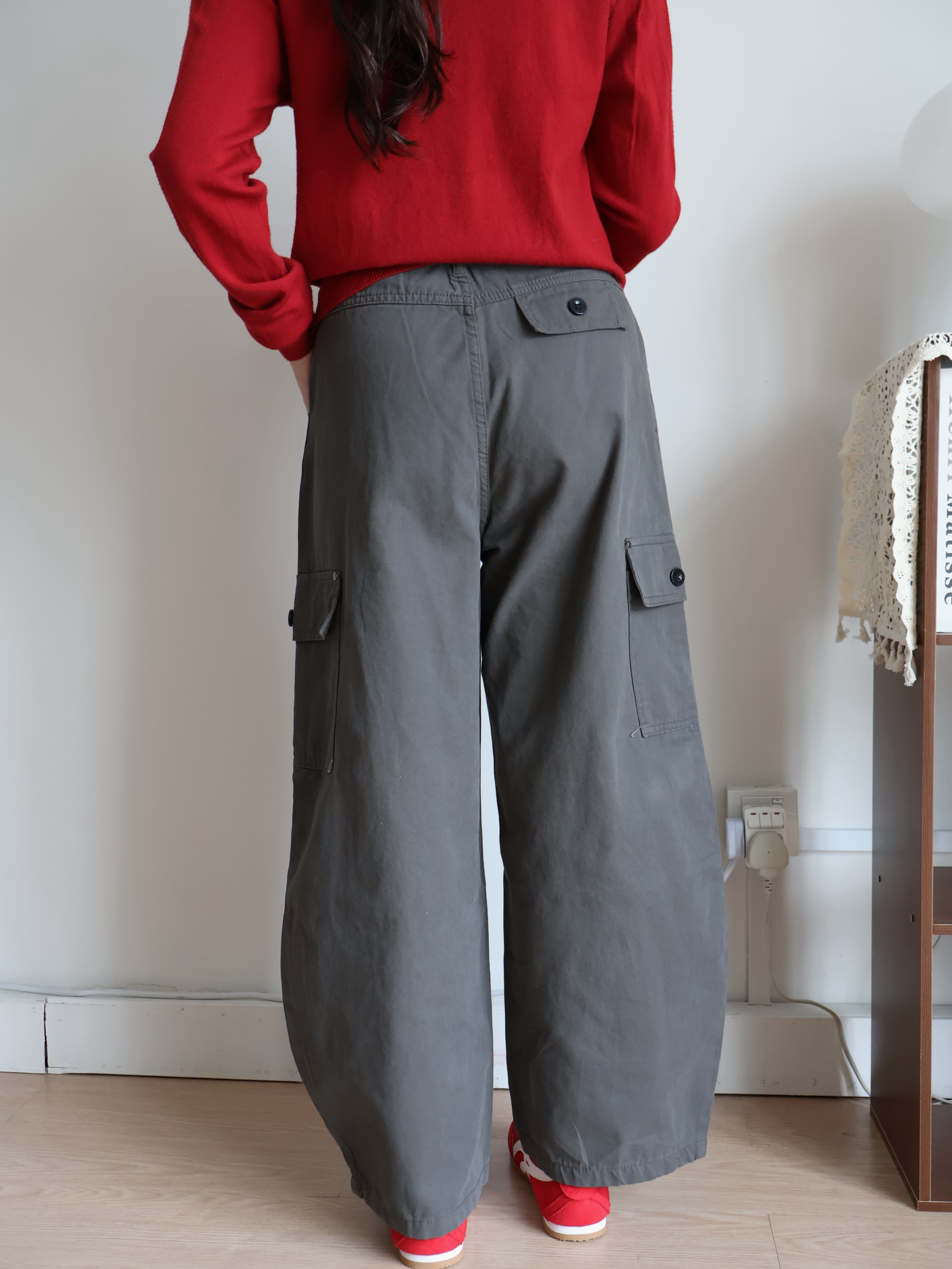 Heidi Barrel Jeans | Grey