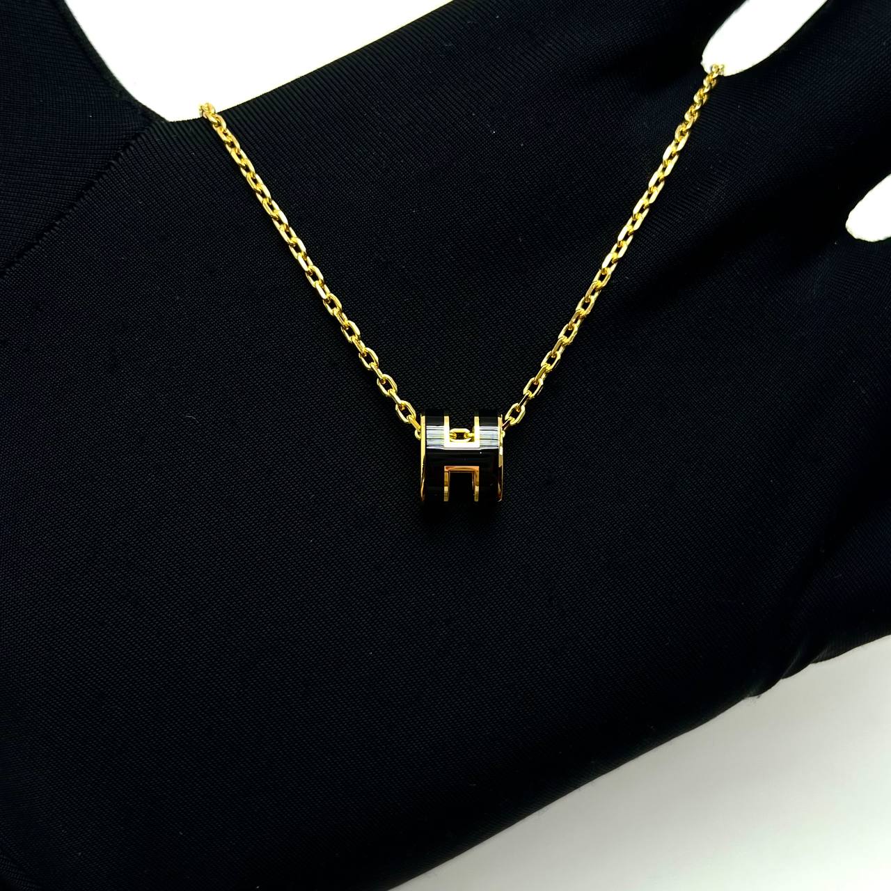 Hermes Mini Pop H Black GHW