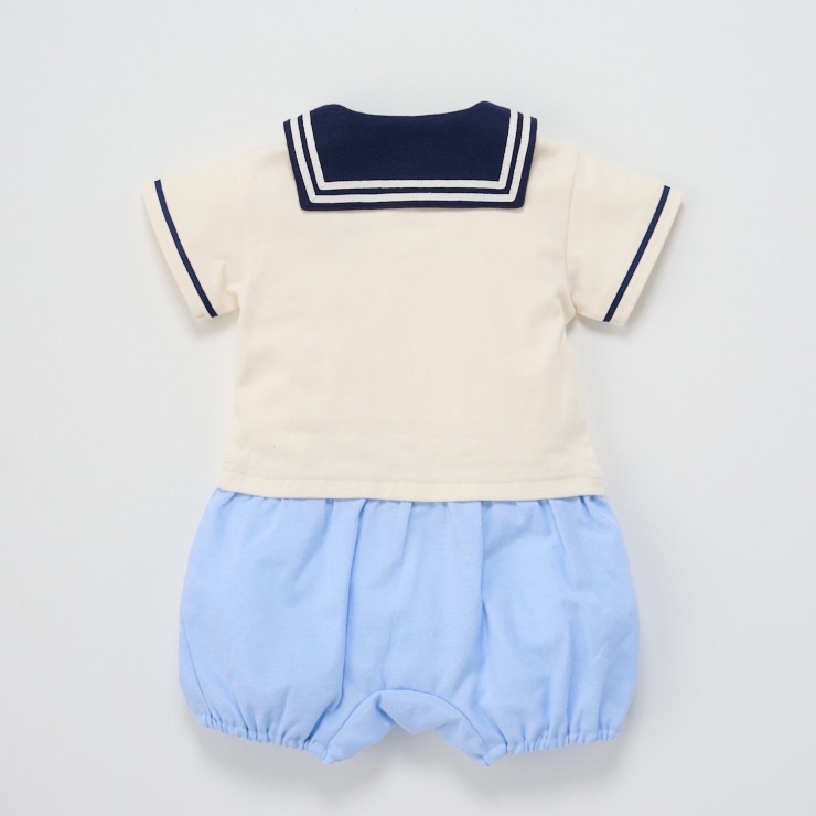 🇯🇵限量預訂 日本直送🇯🇵Polo Baby兩色海洋風水手領短袖連身服