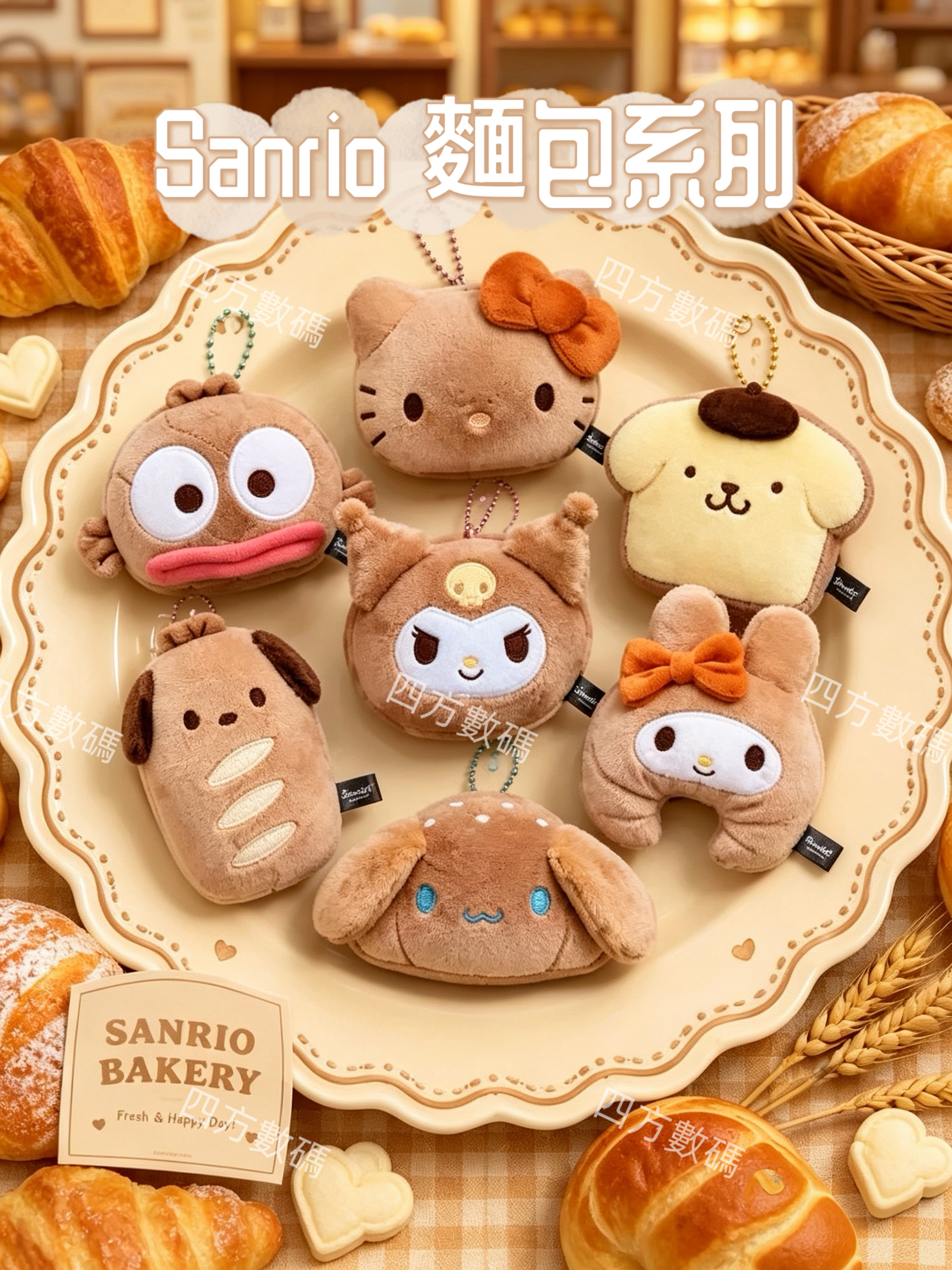 ［現貨] 🇰🇷韓國直送Sanrio 麵包掛件系列