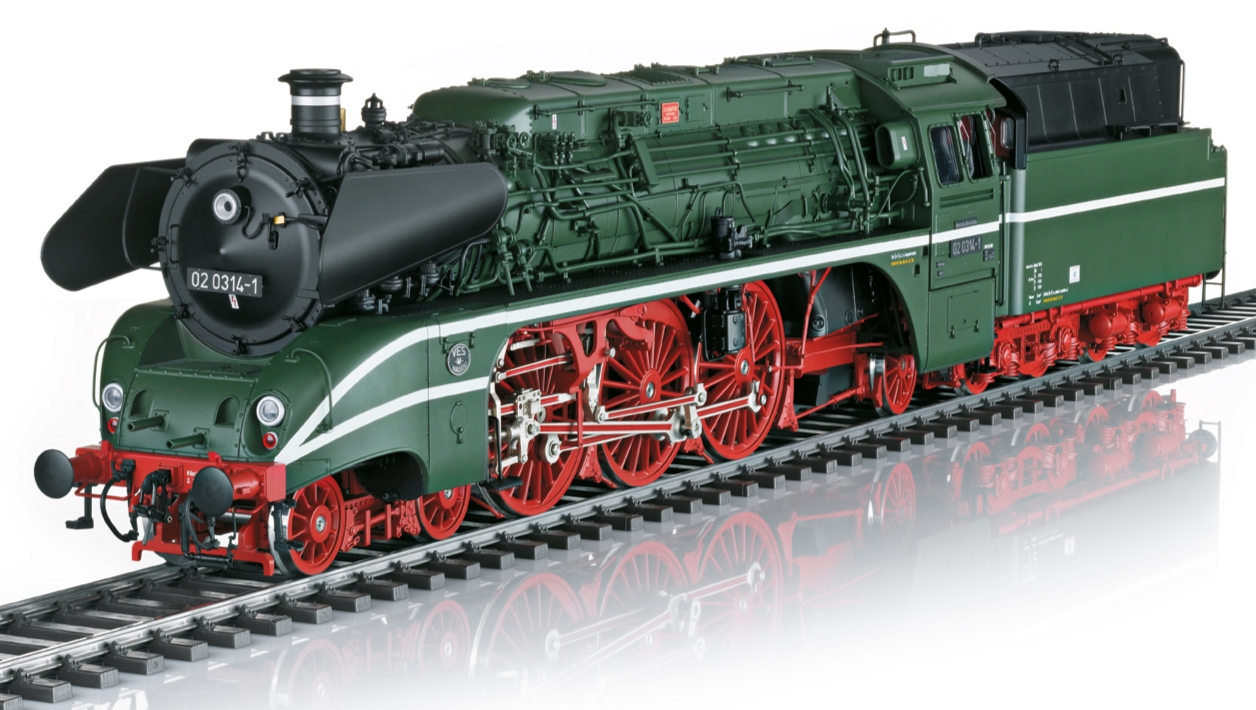 Spur-1 BR 02 314-1 Dampflok DR/GDR DCC Sound & Smoke 