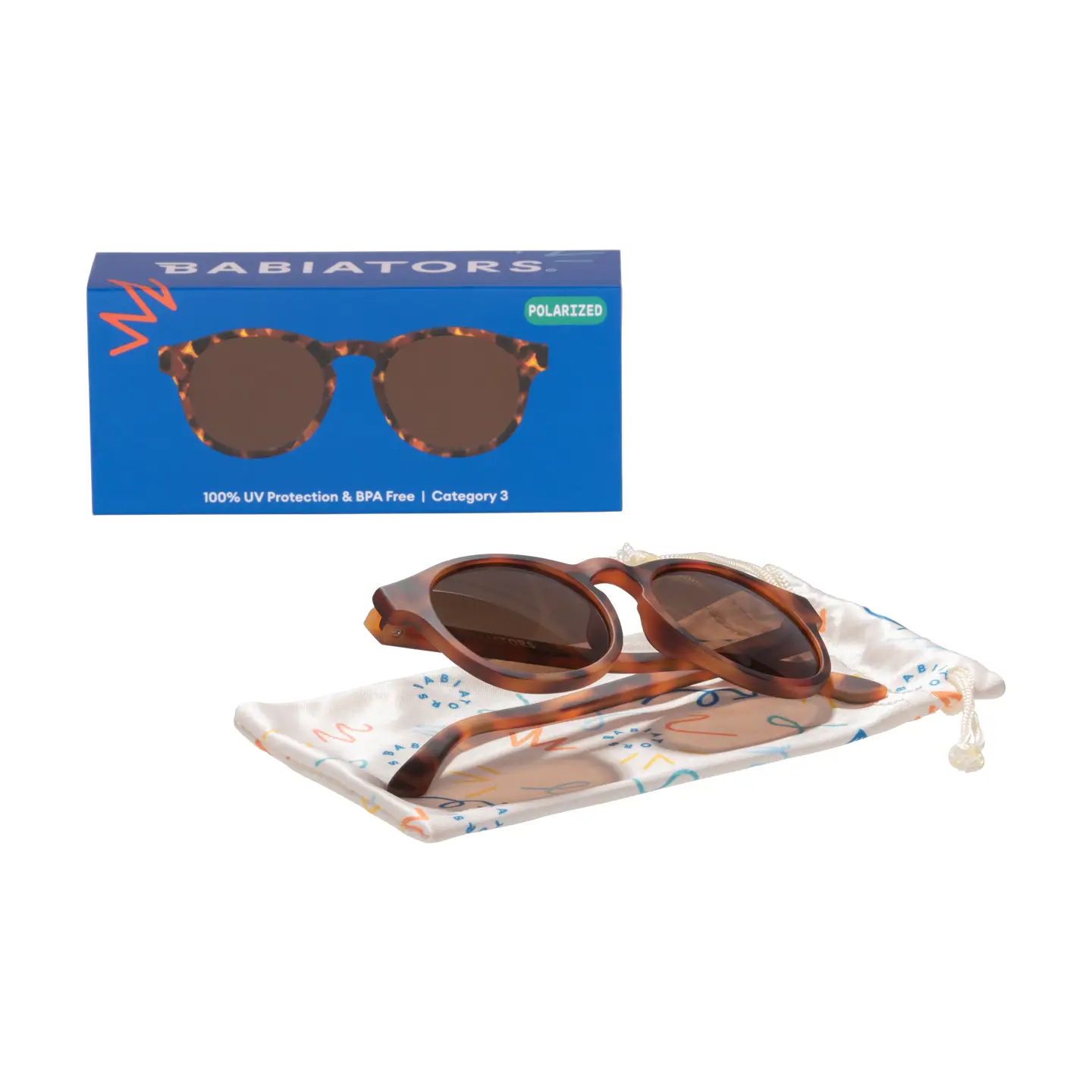 Tortoise Shell Gradient Lens Polarized Keyhole Sunglasses