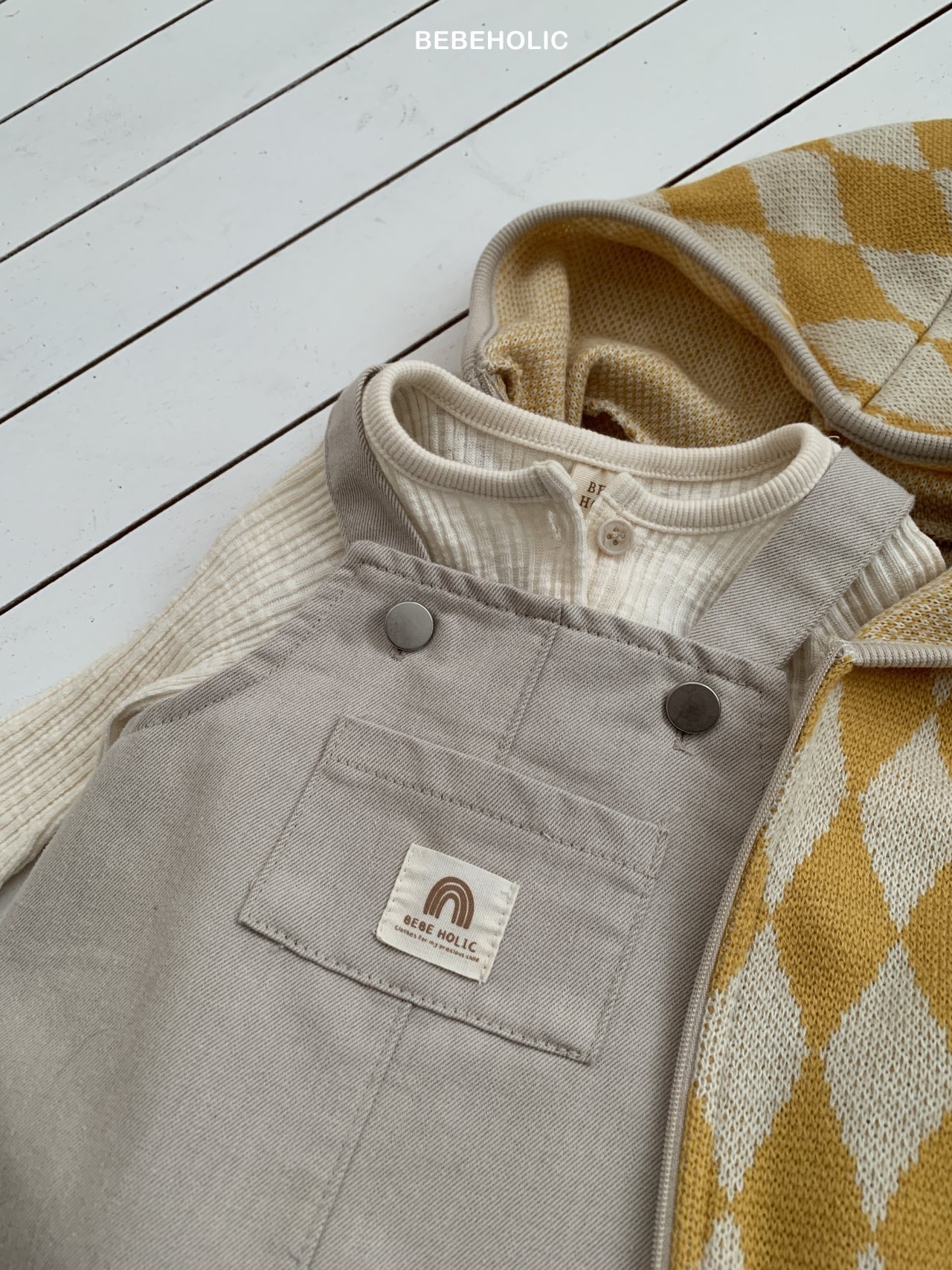 🌸預訂 韓國直送🌸🇰🇷BEBEHOLIC兩色口袋吊帶連身褲