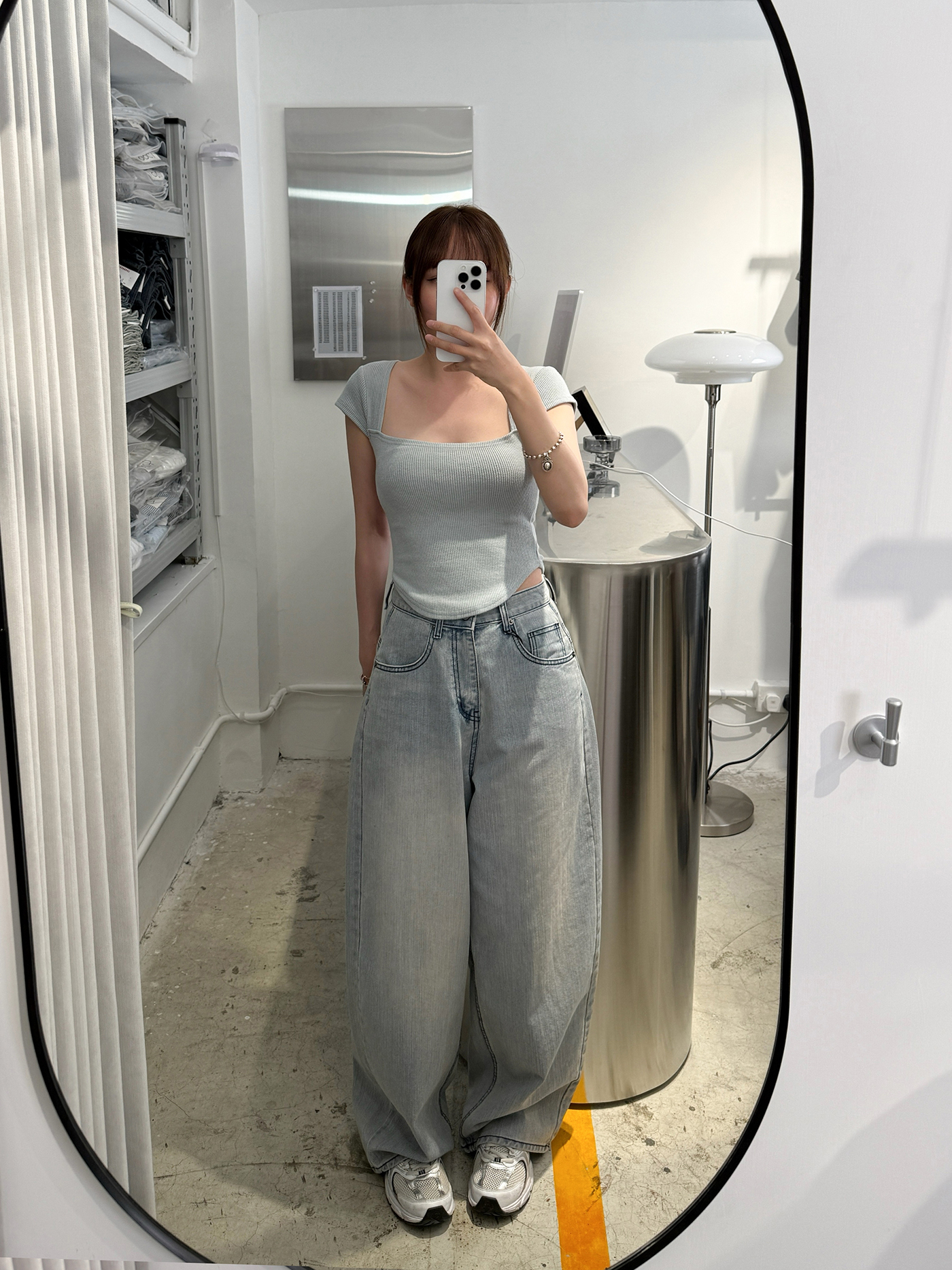𝐒𝐥𝐢𝐦 𝐟𝐢𝐭 𝐬𝐪𝐮𝐚𝐫𝐞 𝐧𝐞𝐜𝐤 𝐫𝐢𝐛𝐛𝐞𝐝 𝐭𝐨𝐩
