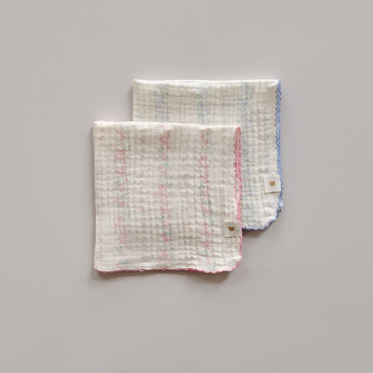 26S/S DTD Flora碎花溫馨系列-棉紗手絹