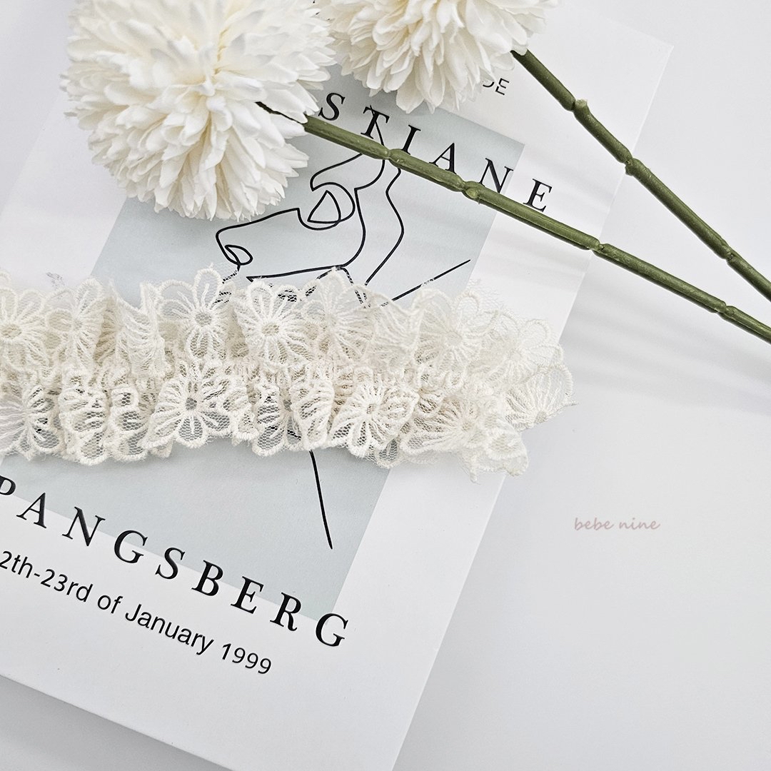 🌸預訂 韓國直送🌸🇰🇷Bebenine蕾絲花邊髮帶