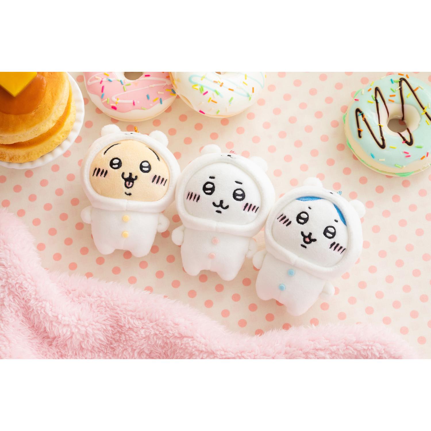 日本 nagano joke bear chiikawa ナガノ展 白熊裝 吊飾公仔