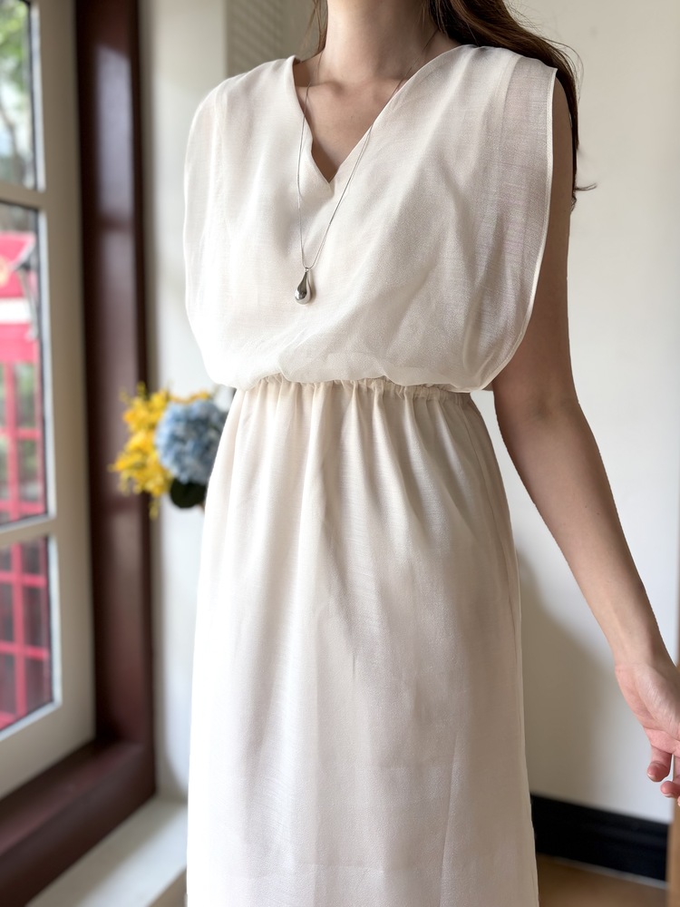 The Romance Two-Way Dress (Cream)