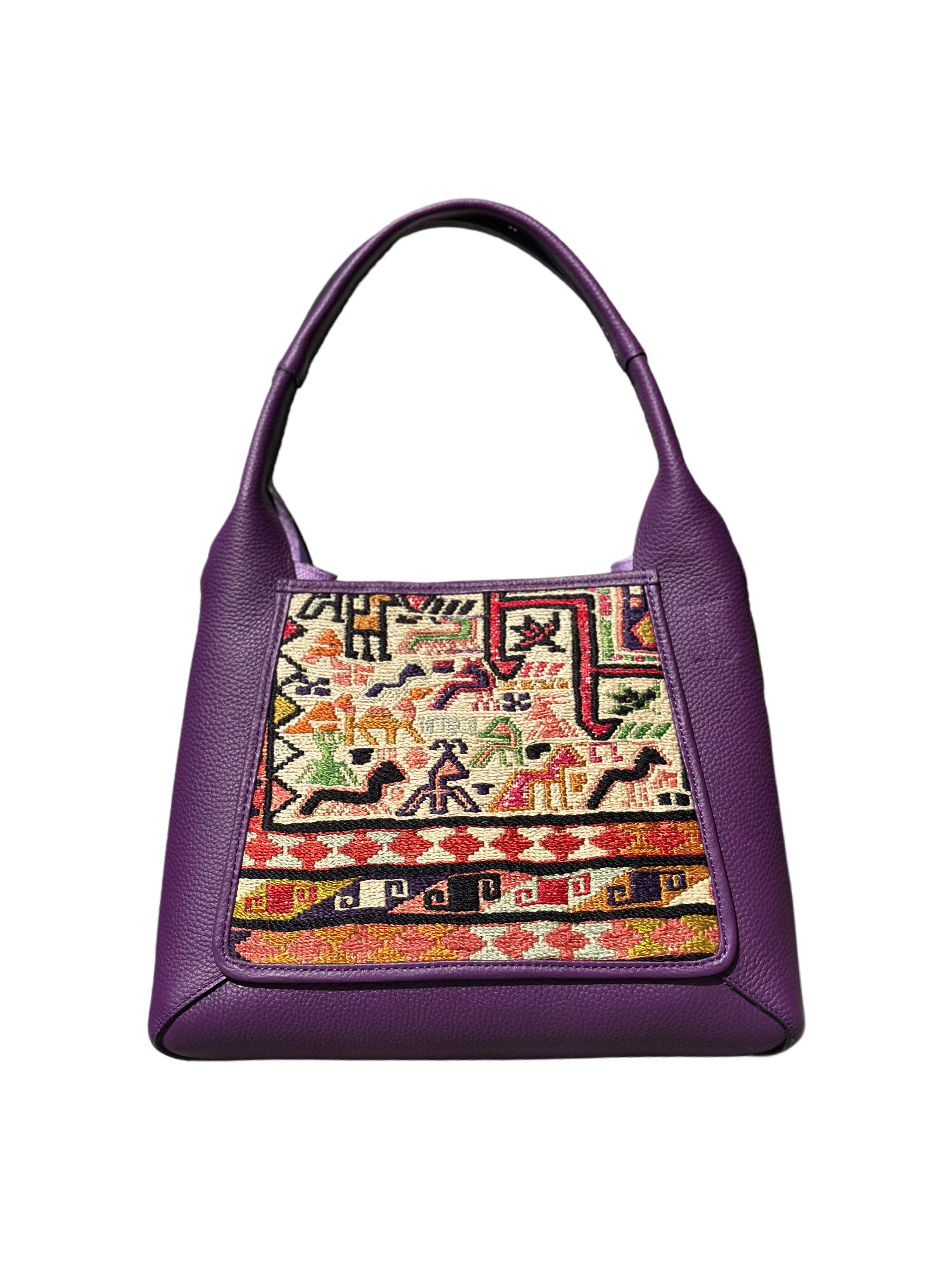 K1 土耳其真皮地氈手袋（紫色）