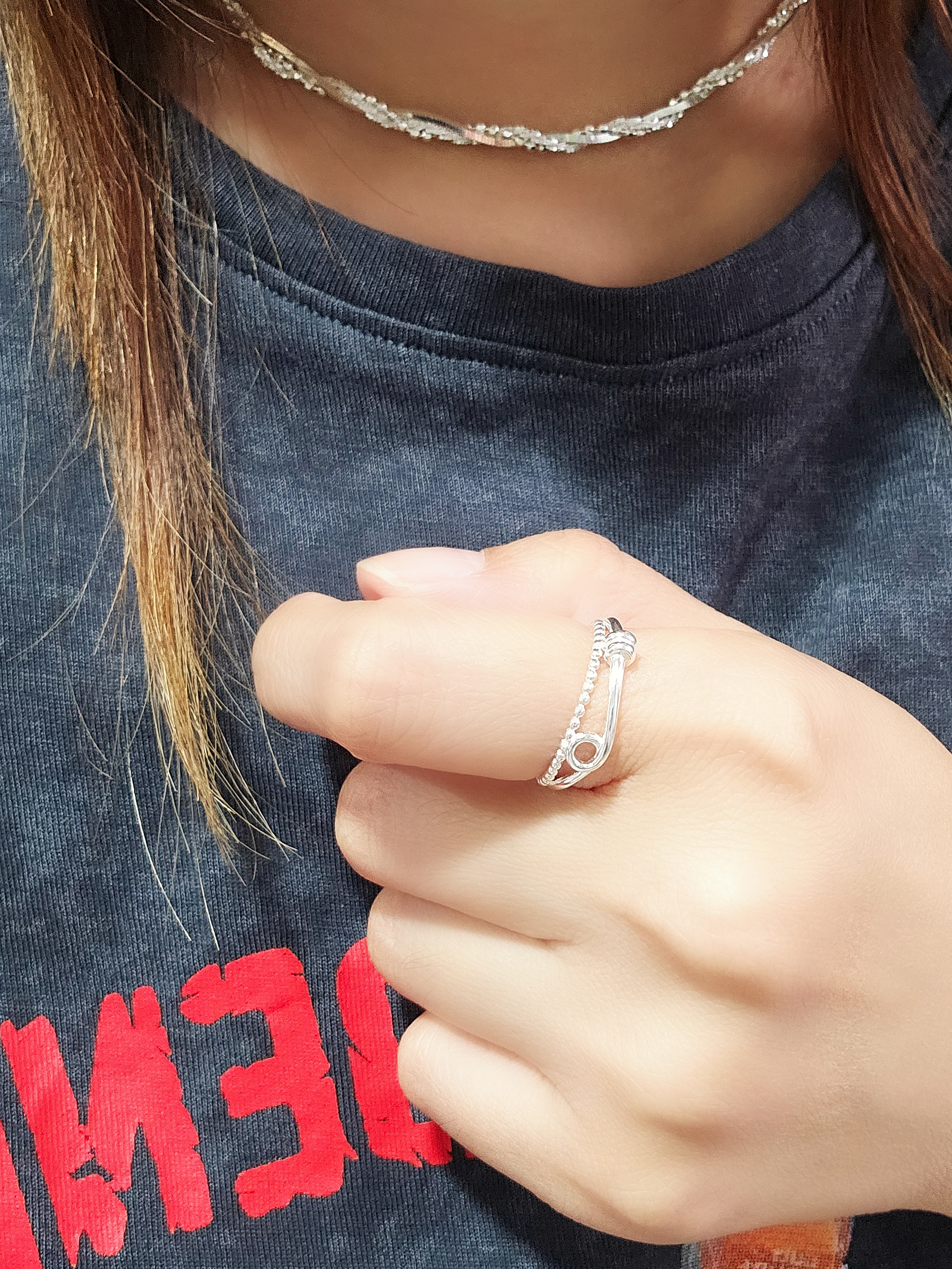 S925 -ER0073 Eterna Loop Ring