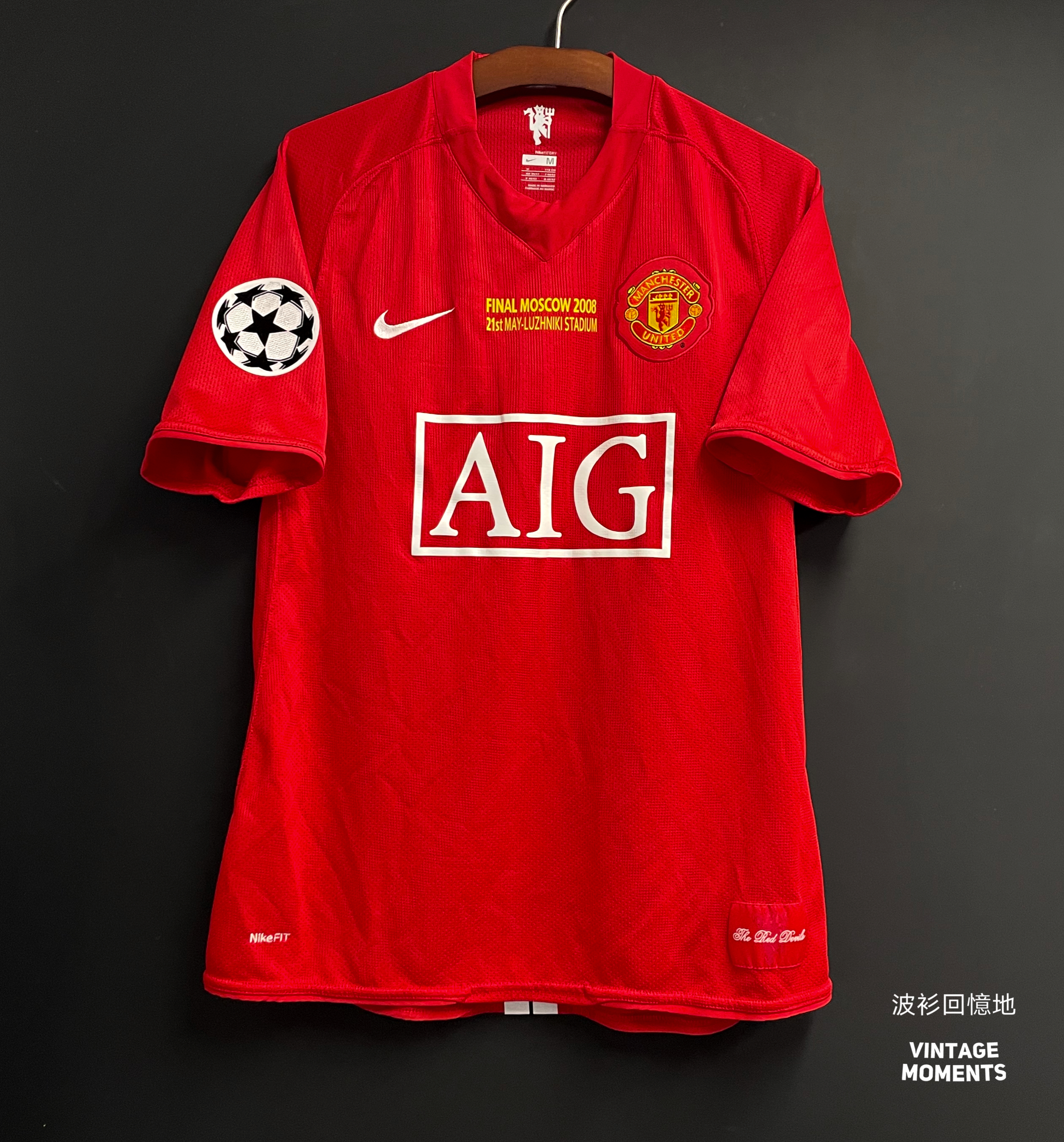 曼聯07/08主場 C朗拿度 MANCHESTER UNITED 2007-2008 HOME FOOTBALL SHIRT RONALDO