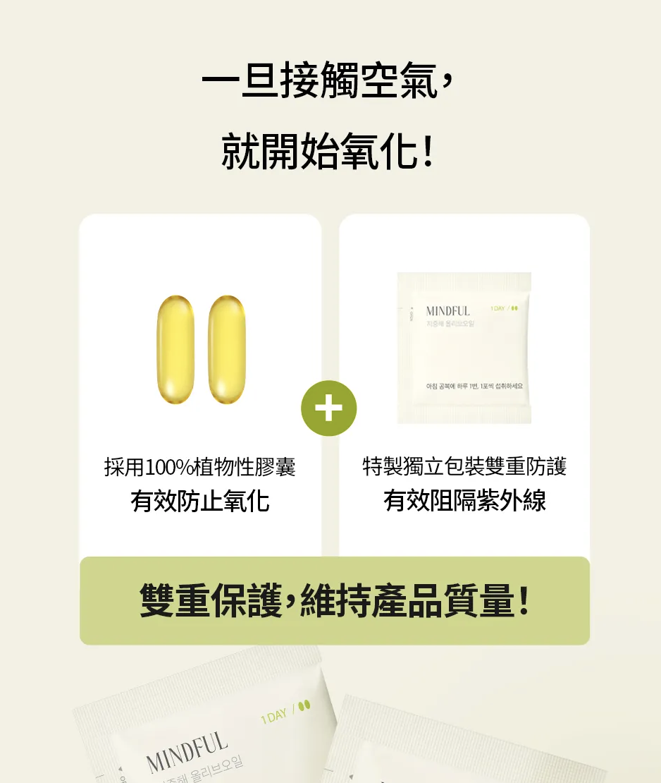 韓國 Foodology 地中海 初榨橄欖油丸 ｜Mindful Olive Oil