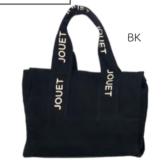 JOUET 黑色英文字袋  J6691BK