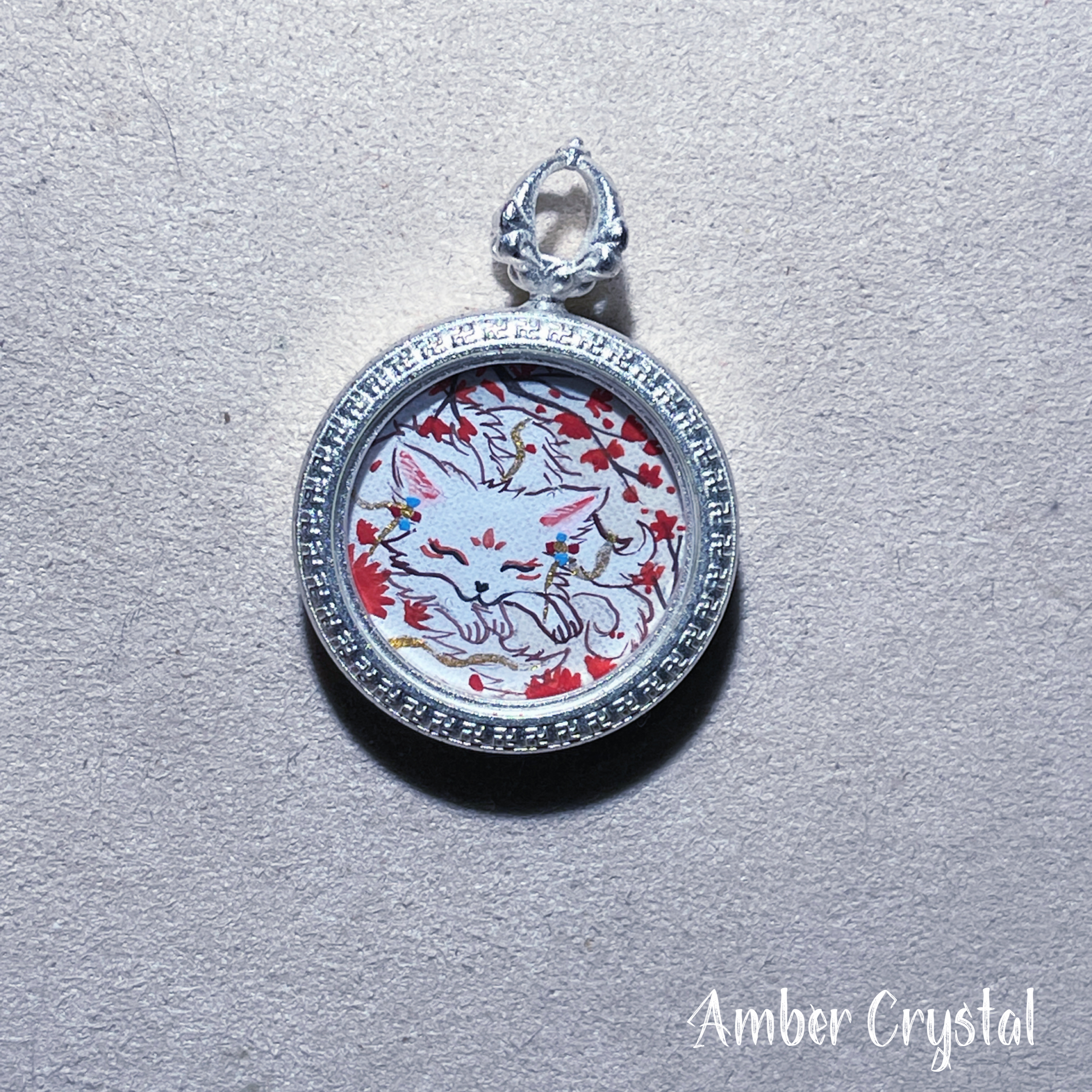 西藏九尾狸唐卡