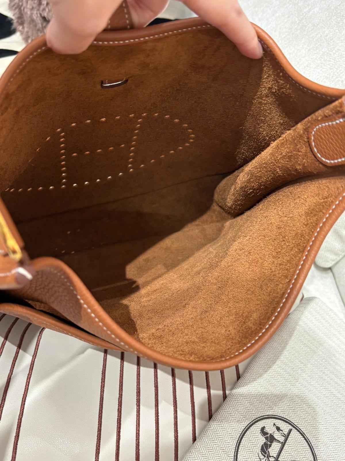 Hermes Evelyne 29 Stamp Z 金金 100%Authentic, 99%New ✅Dust bag✅Box